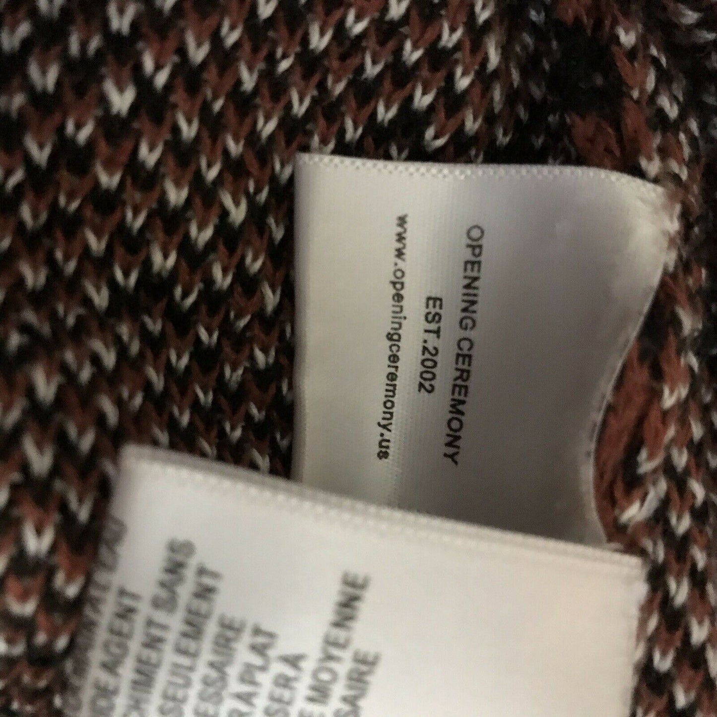 OPENING CEREMONY Beaded Linen Dress Medium