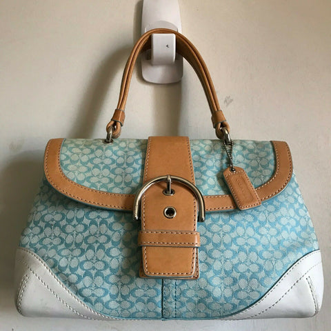 Coach Colored Fabric Handbag