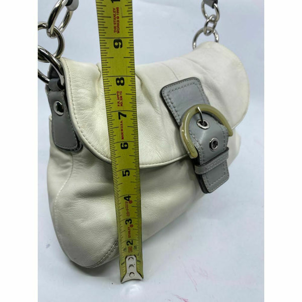 COACH Medium/ Large Leather White Shoulder Bag