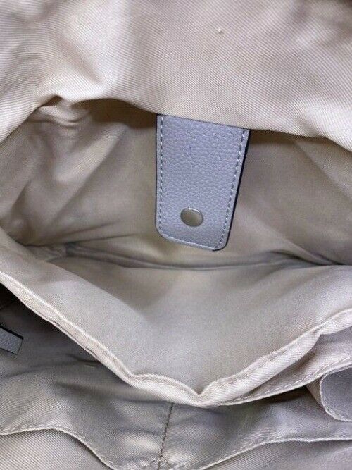 Dana Buchman Gray Leather Shoulder Bag
