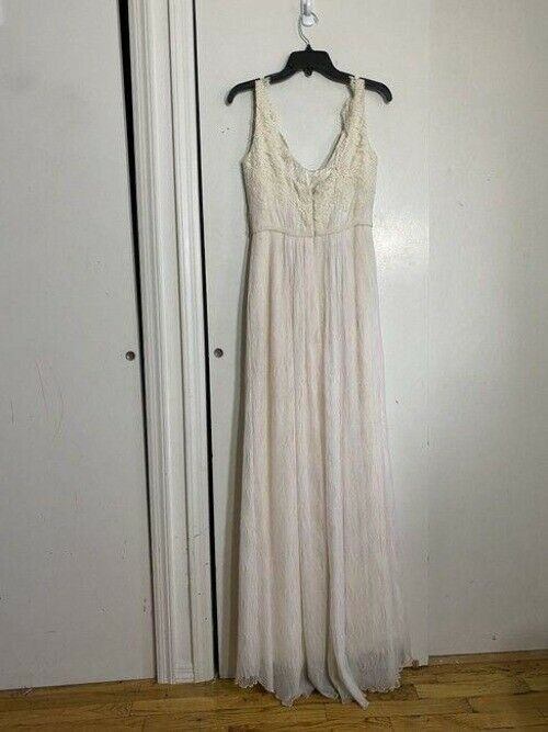 Birnbaum And Bullock Nude Gown Sample Piece Long Formal Dress