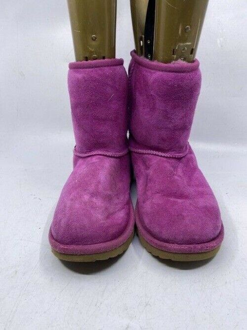 Ugg Australia Pink Suede Bootsbooties Size Us