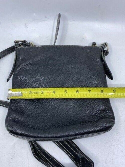 Dooney and Bourke black leather cross body bag