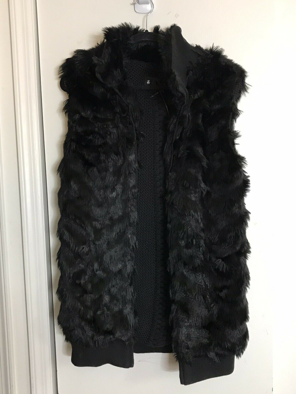 JOHN JOHN LAB Faux Fur Vest One Size