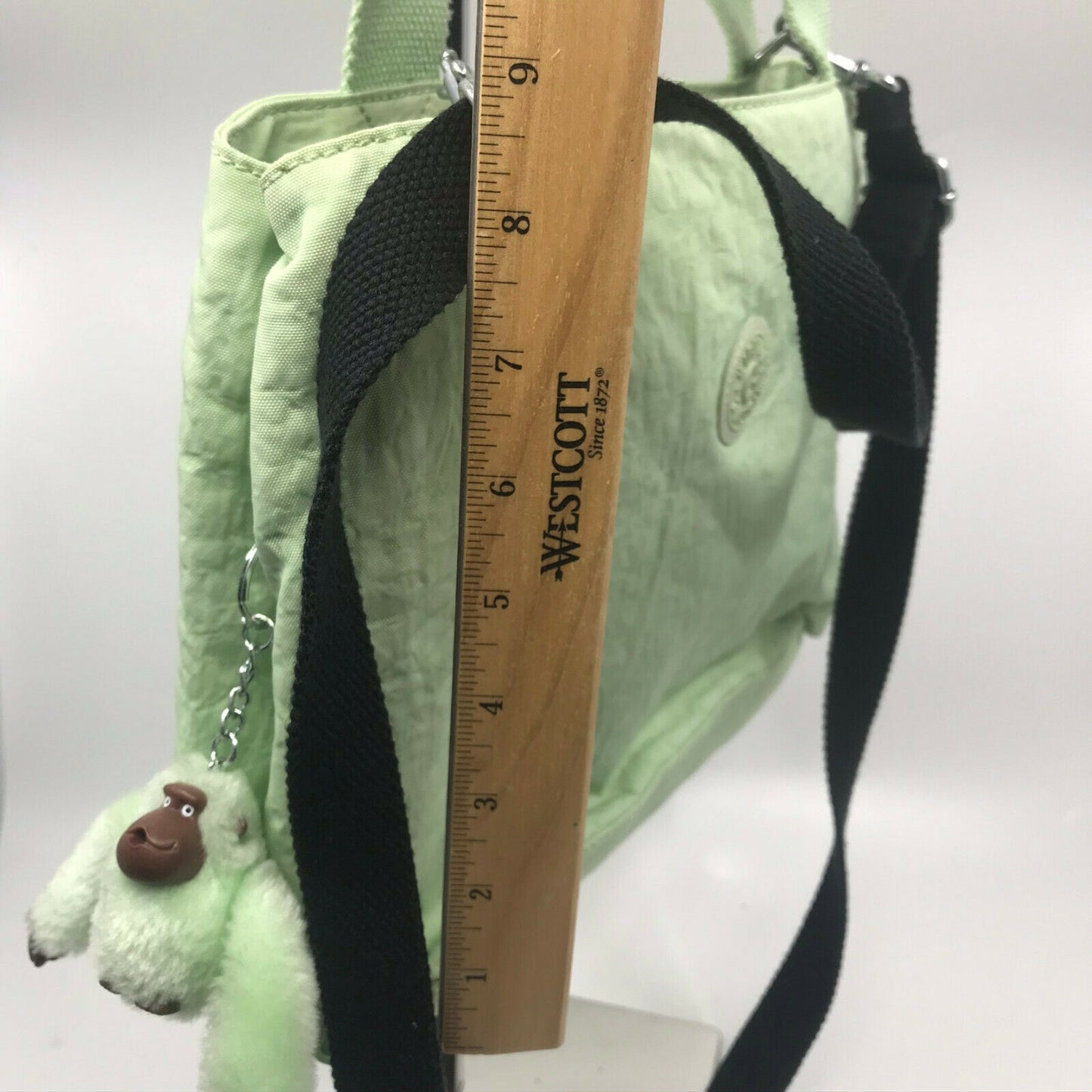Kipling Pastel Green Medium Size Crossbody Bag