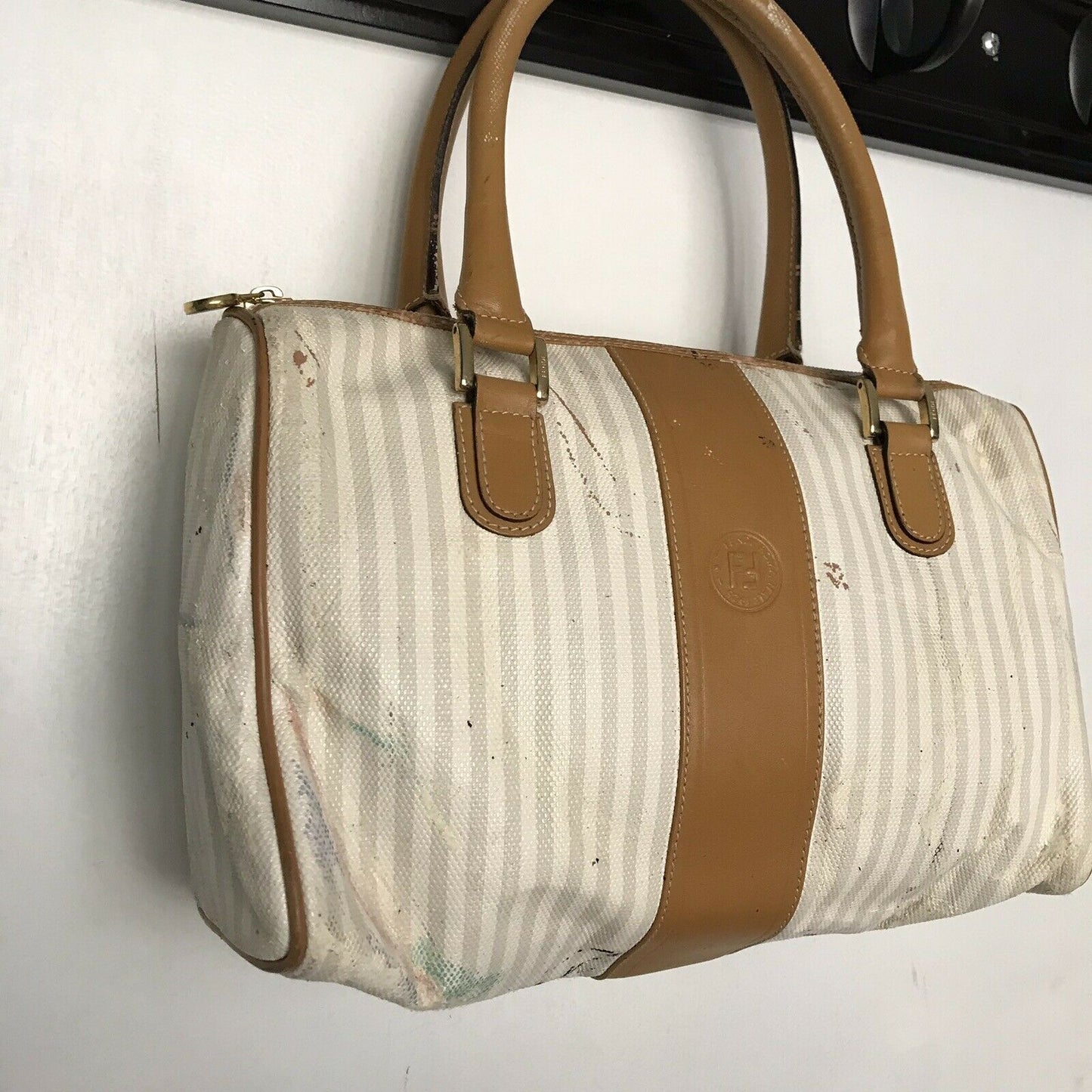Fendi Vintage White Doctor Bag