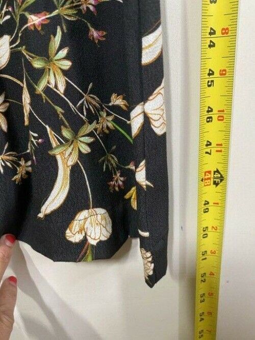 nicole miller black and multicolor new msrp long formal dress