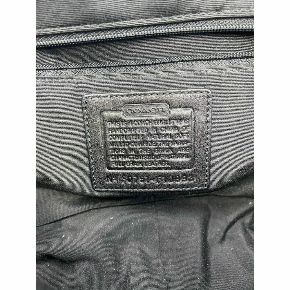 Coach Black Medium Leather Shoulder/Handbag