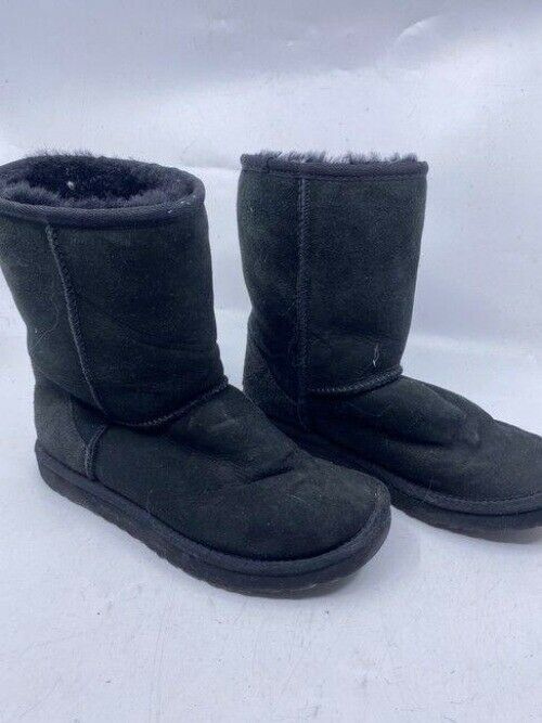 Ugg Australia Black Classic Mid Bootsbooties Size Us