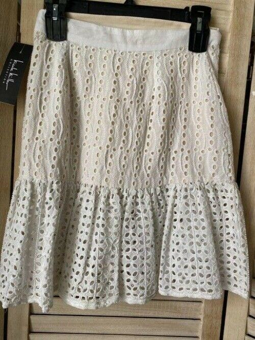 Nicole Miller olive white msrp skirt