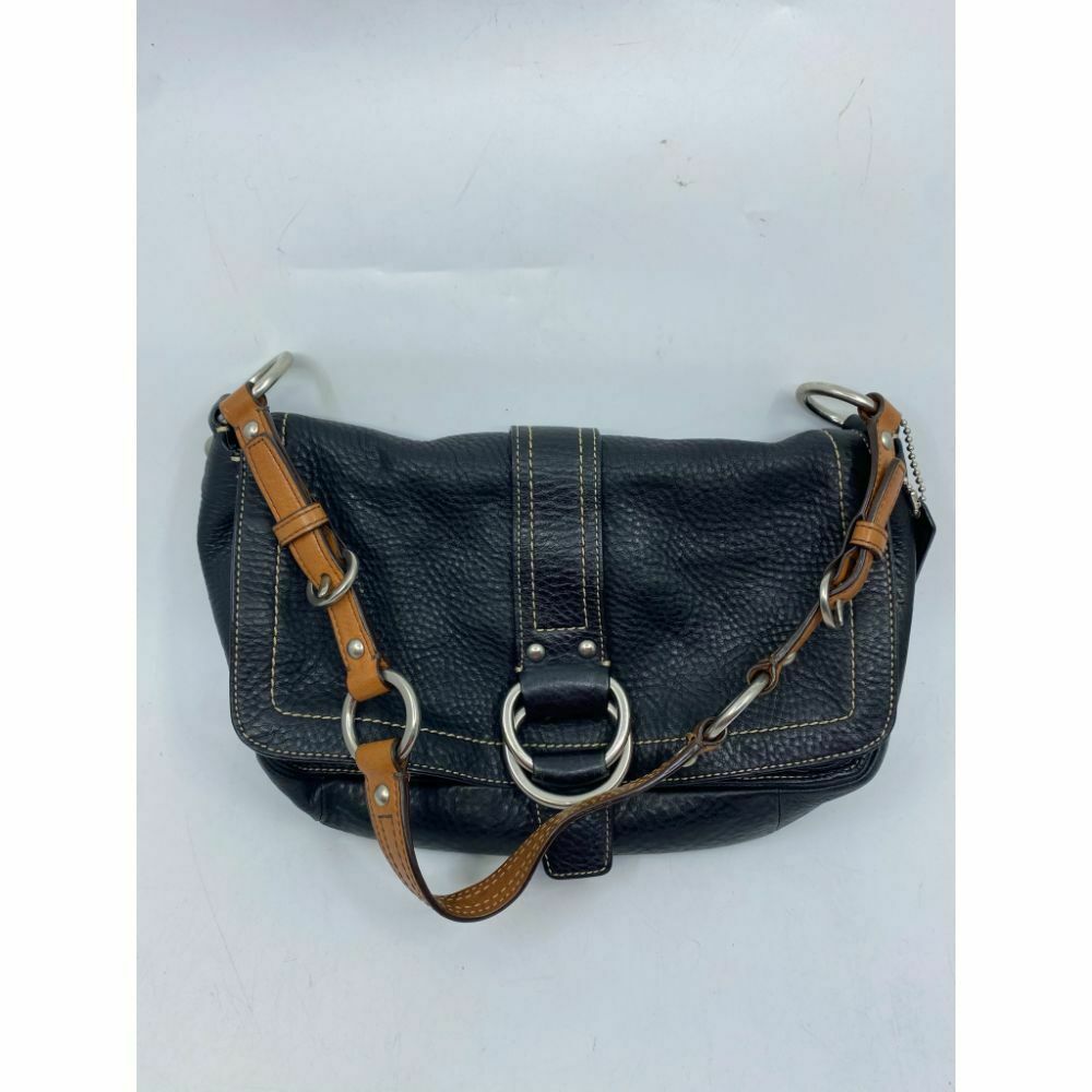 Coach Black Medium Leather Shoulder/Handbag