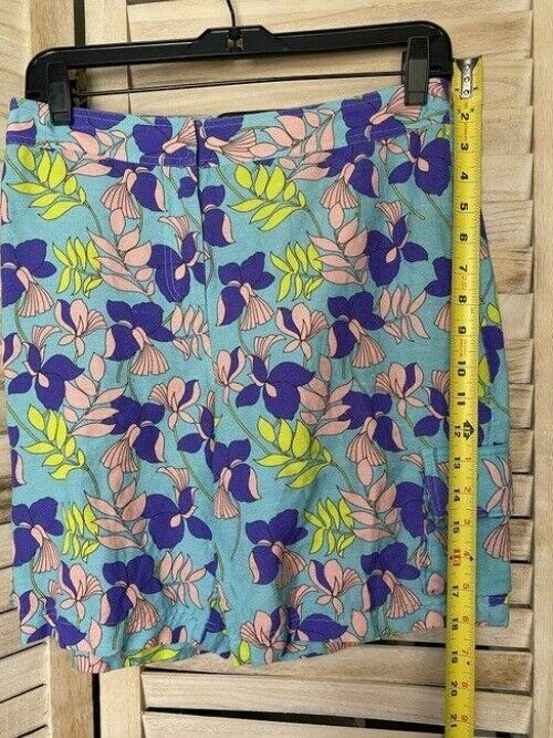 Nicole Miller multicolor new linen msrp small shorts