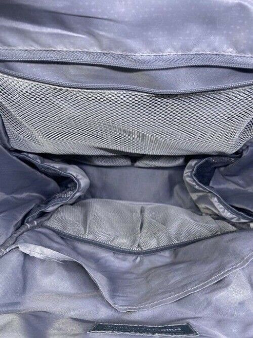 Multi Pocket Black Fabric Backpack