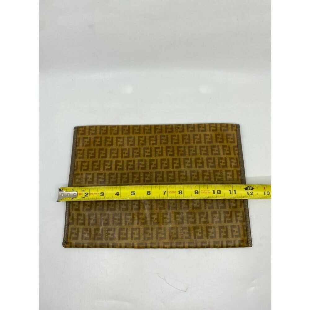 Vintage FENDI Brown Clutch