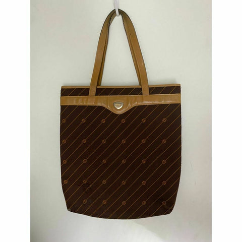 GUCCI Vintage XL Tote Bag in Canvas Fabric w/ All Over Logo