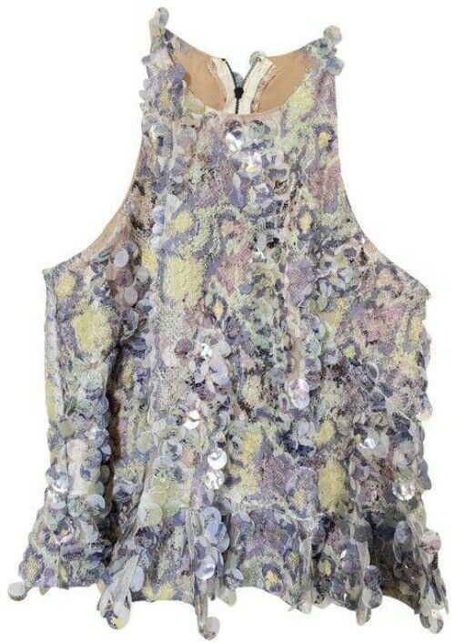 nicole miller multicolor new sequined msrp
