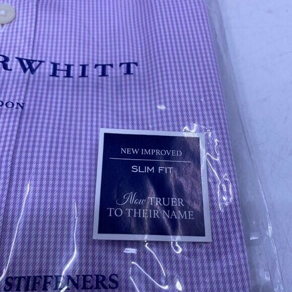 Charles Tyrwhitt Woodchester Lilac Twill Puppytooth NI SF