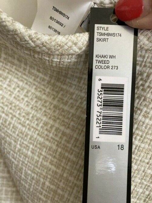 elie tahari khaki jacket and skirt set tweed msrp blazer