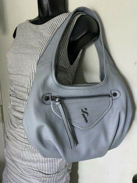 Simply Vera Vera Wang blue faux leather shoulder bag
