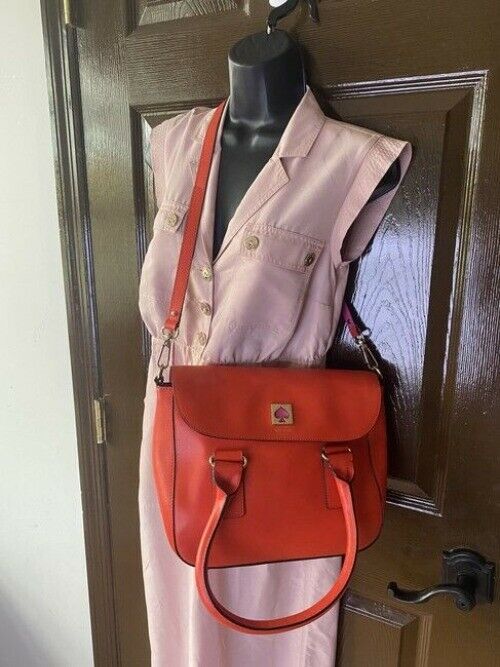 Kate Spade Bond Street Red Leather Cross Body Bag