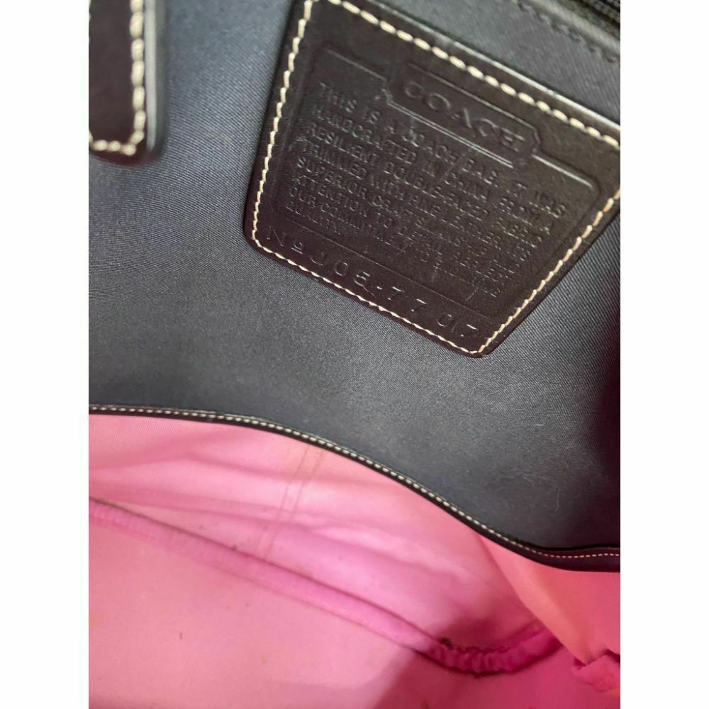 Coach Women's Large Black Fabric Tote Bag