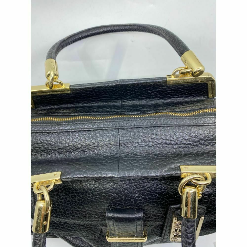 COACH XL Leather Black Shoulder Bag Very Good Condition