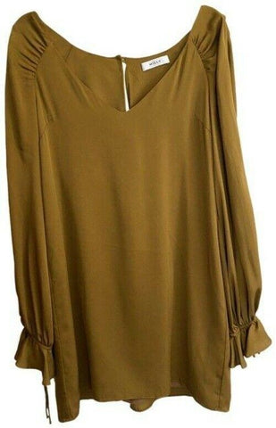 Milly rust orange new chiffon msrp