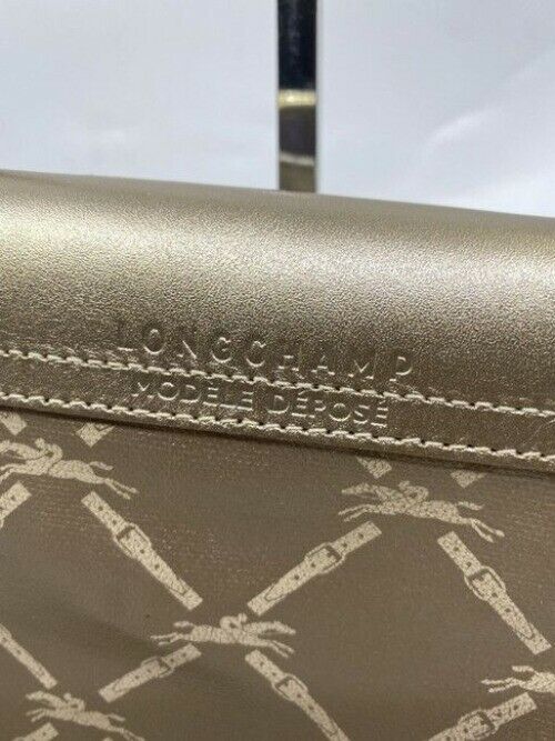 Longchamp Shinny Gold Nylong Tote