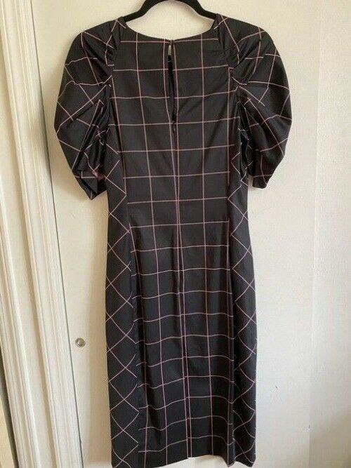 milly black pink new printed msrp short casual dress
