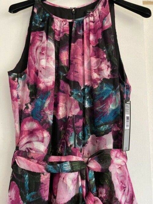 elie tahari multi color long msrp formal dress