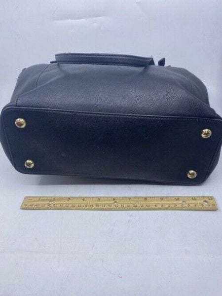 Michael Kors Jet Set Black Saffiano Leather Shoulder Bag