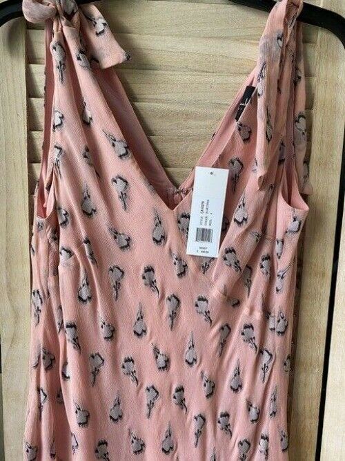 nicole miller coral black gray long msrp mid length casual maxi dress