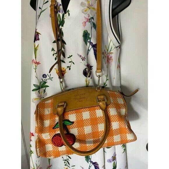 DOONEY & BOURKE Orange White Tote Crossbody Bag