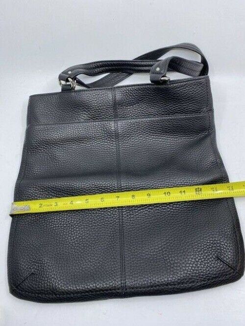 cole haan xl black leather shoulder bag