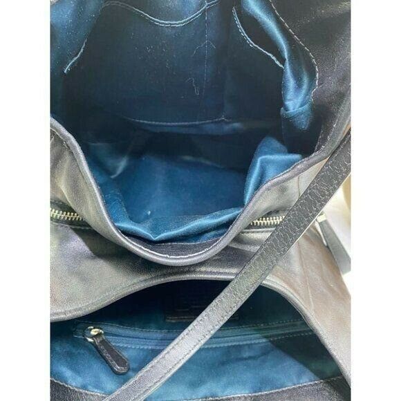 COACH Large Black Jacquard Fabric Tote Bag