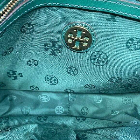 TORY BURCH Green leather hobo Bag