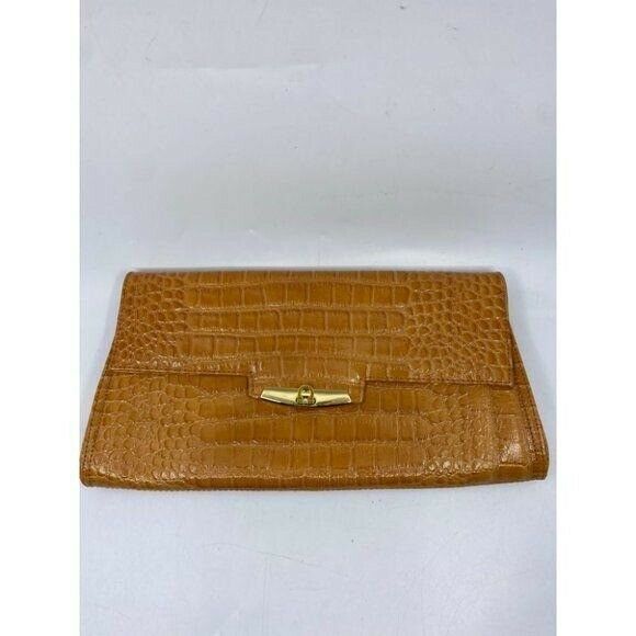 Muska Milano Orange Vintage Leather Handbag