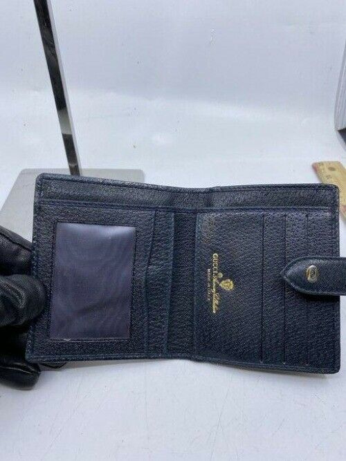 gucci black rare vintage change and id holder wallet – ClosetsNYC