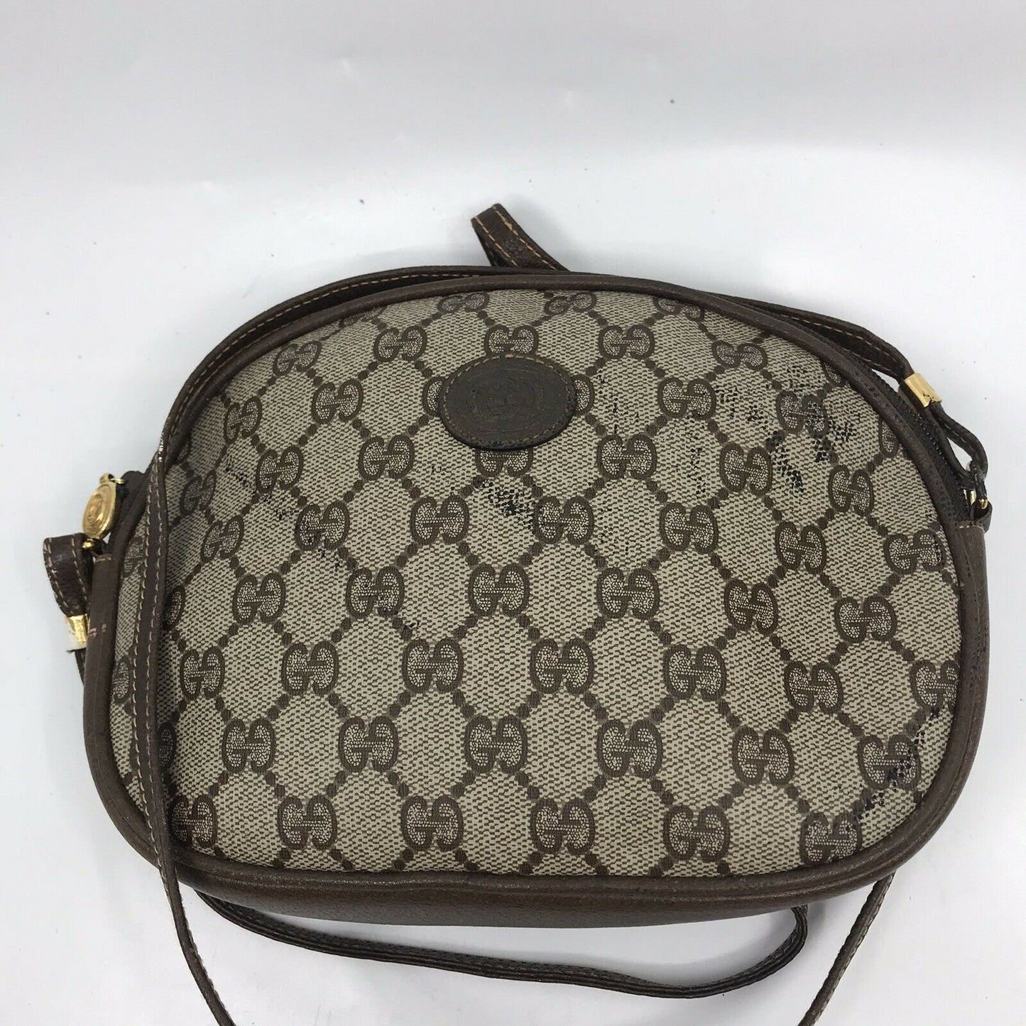 GUCCI Vintage Crossbody Bag All Over Signature