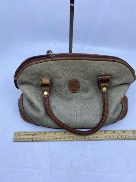 Liz Claiborne Vintage Tan Leather Shoulder Bag