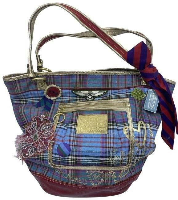 Coach w hand shoulder customized by me wapplique street multicolor shoulder bag