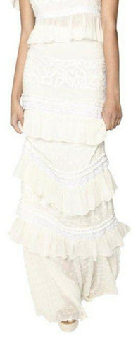 Nicole Miller cream layer msrp skirt