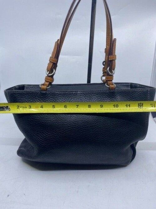 coach medium bag handbag navy leather shoulder bag