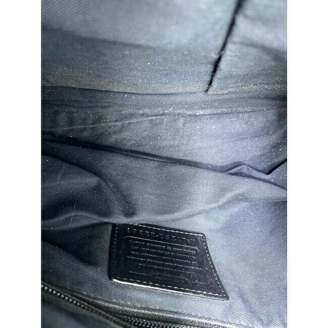 Coach Large Black Leather Hobo Bag