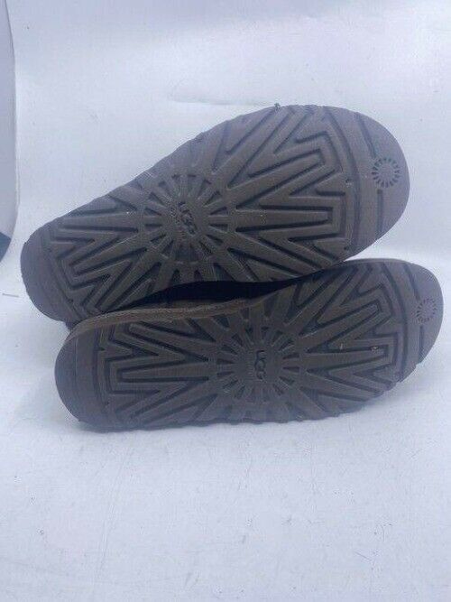 Ugg Australia Brown Wood Button Mid Height Bootsbooties Size Us