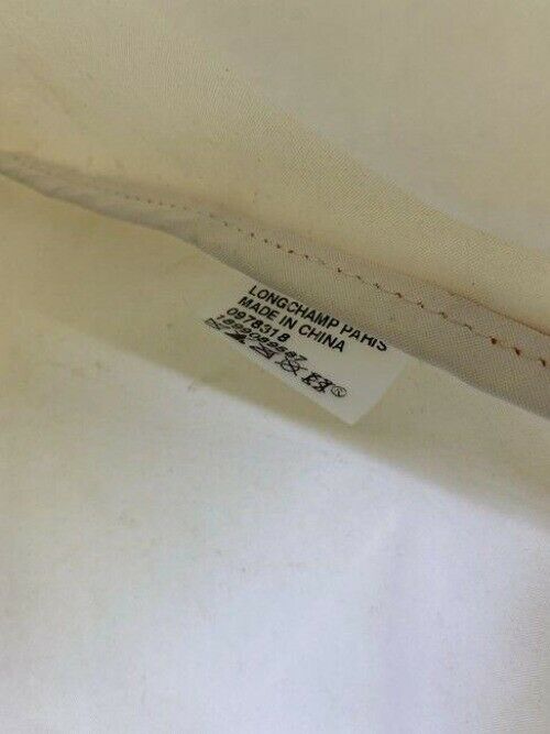 Longchamp Shopping Off White Brown Tote