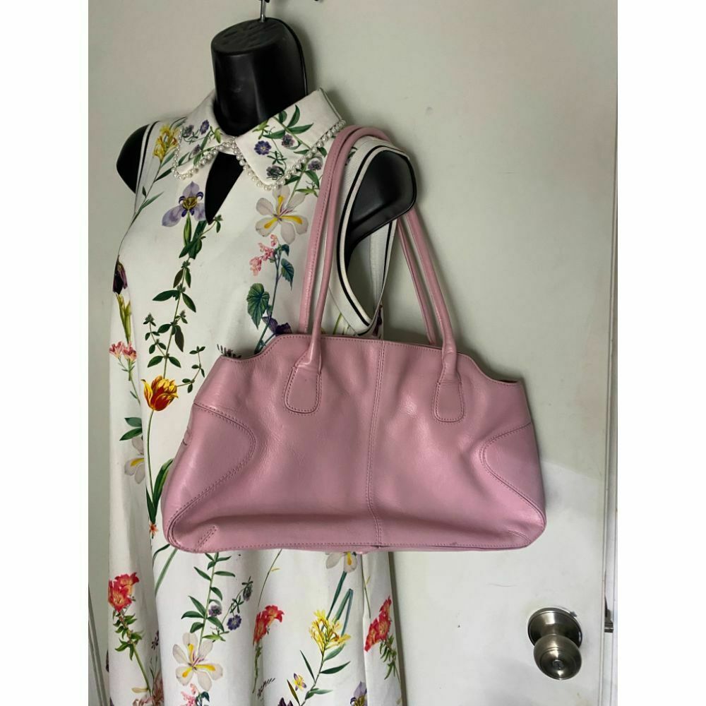 COLE HAAN Pink Large Leather Tote/ Shoulder Bag