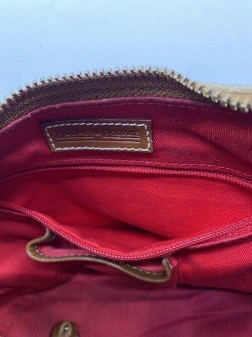 dooney and bourke in need of tlc cream fabric tote