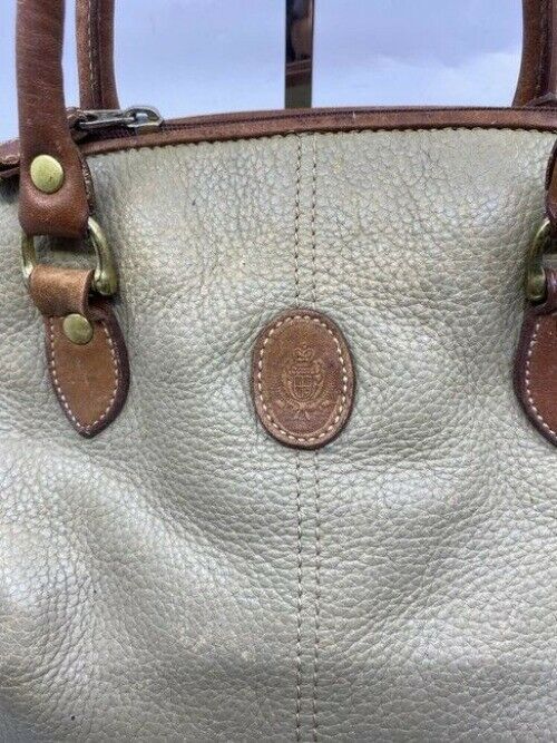 Liz Claiborne Vintage Tan Leather Shoulder Bag