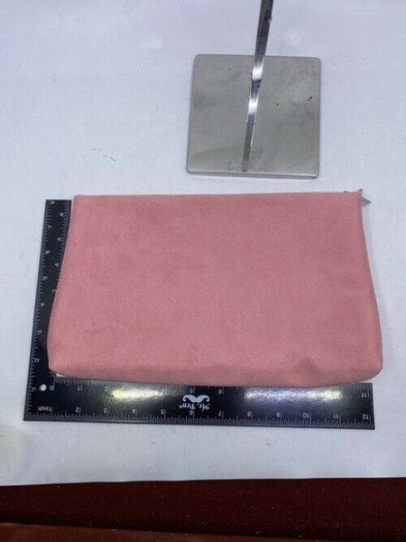 Dior Pink Pouch Suede Cosmetic Bag